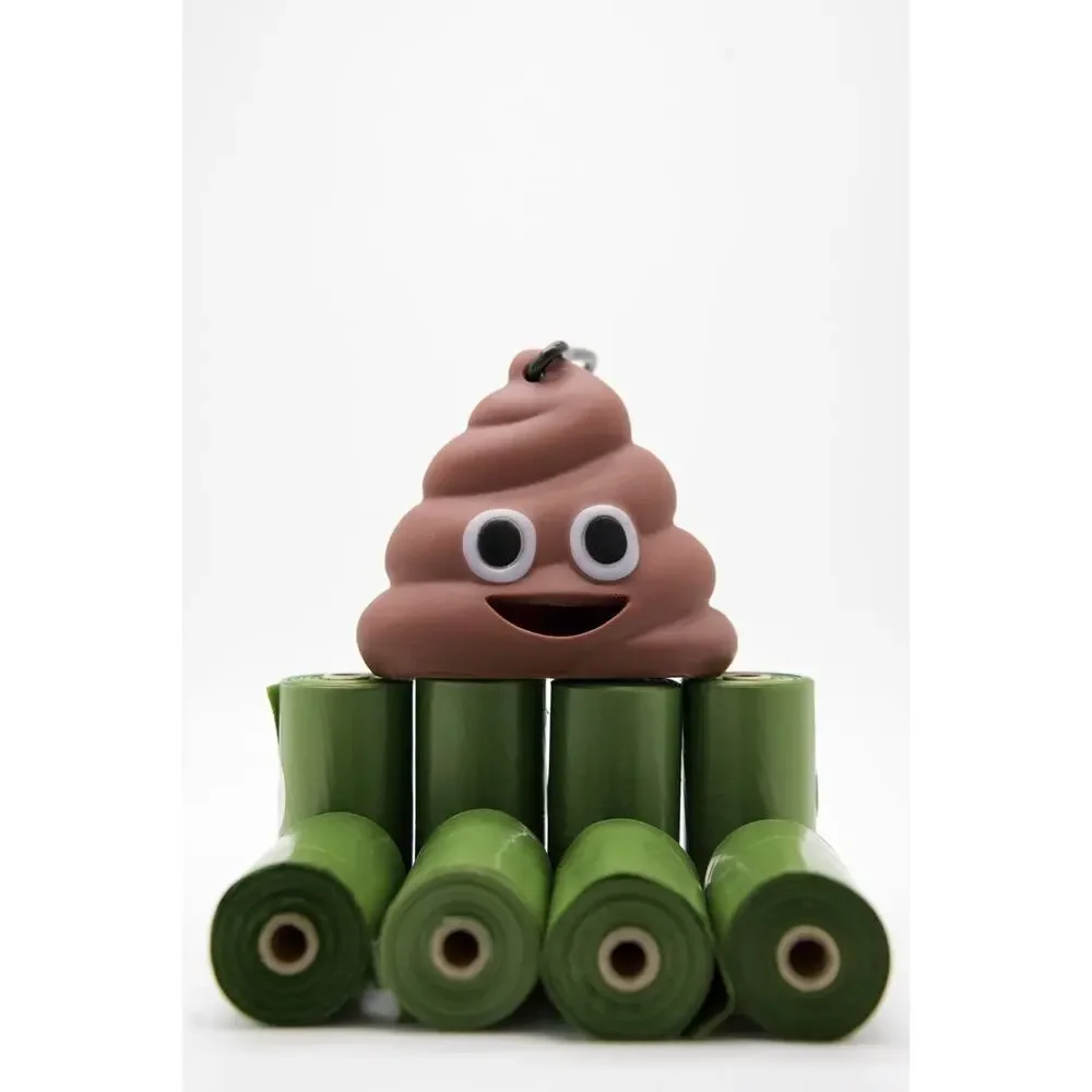 Dog Poop Bags, Ecofriendly, 8 Rolls, Pet Waste Bag, with FREE Bag Dispenser